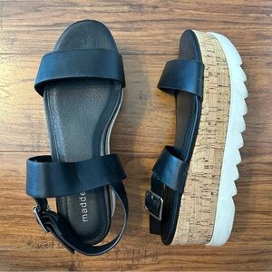 Madden Girl Black Platform Sandals